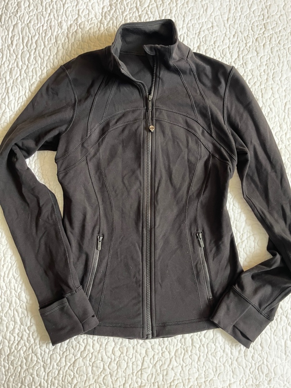 lululemon athletica Black Women's Full-Zip Athletic Jacket